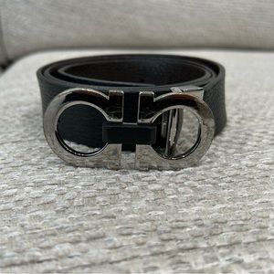 Men’s Ferragamo Reversible Black Brown Belt